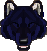 Dark-Blue Yay Wolf